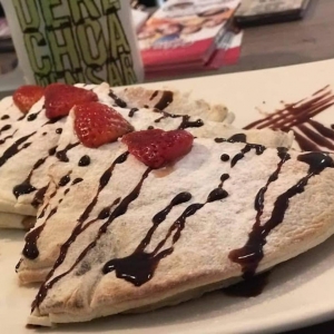 Postre Focaccia di Nutella._1